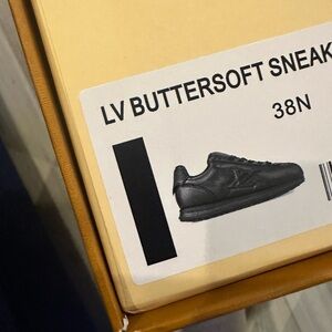 Louis Vuitton Butterssoft Sneaker in Black Leather